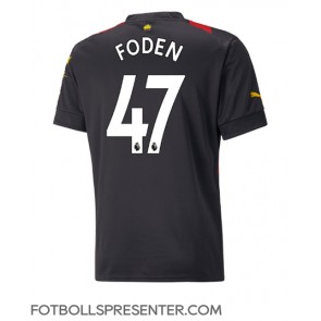 Manchester City Phil Foden #47 Borta Matchtröja 2022-23 Kortärmad